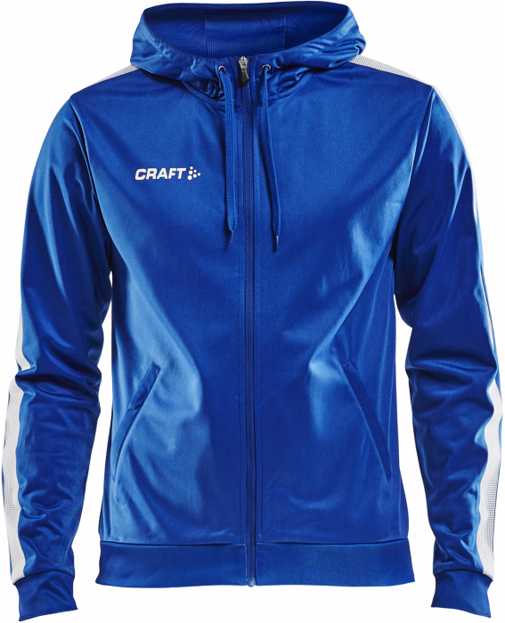Craft - Pro Control Hood Jacket Youth - Blu & bianco