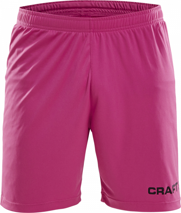 Craft - Squad Go Gk Shorts Youth - Metro pink & czarny