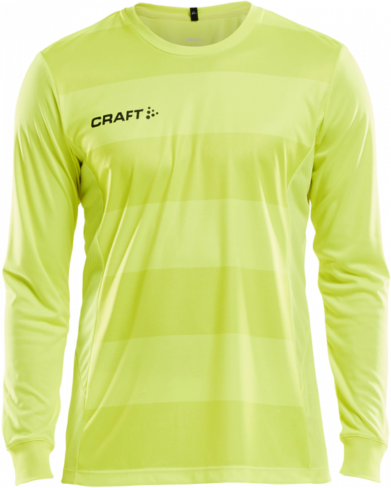 Craft - Progress Gk Ls Jersey Without Padding Youth - Aminogeel & geel