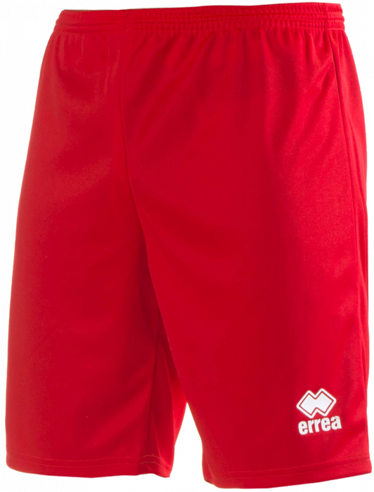 Errea - Maxi Skin Basketball Shorts - Czerwony & biały
