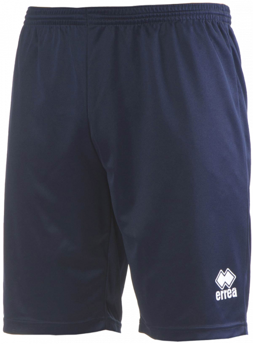 Errea - Maxi Skin Basketball Shorts - Navy Blue & biały