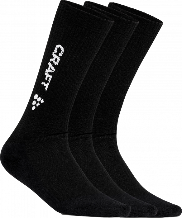 Craft - 3 Pack Socks - Black & white