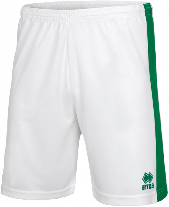 Errea - Bolton Shorts - Blanco & verde