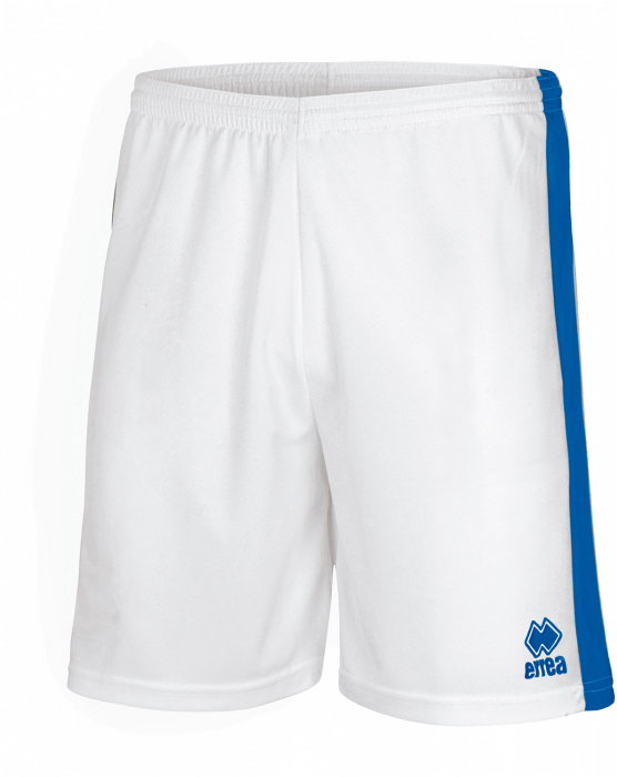Errea - Bolton Shorts - Wit & blauw