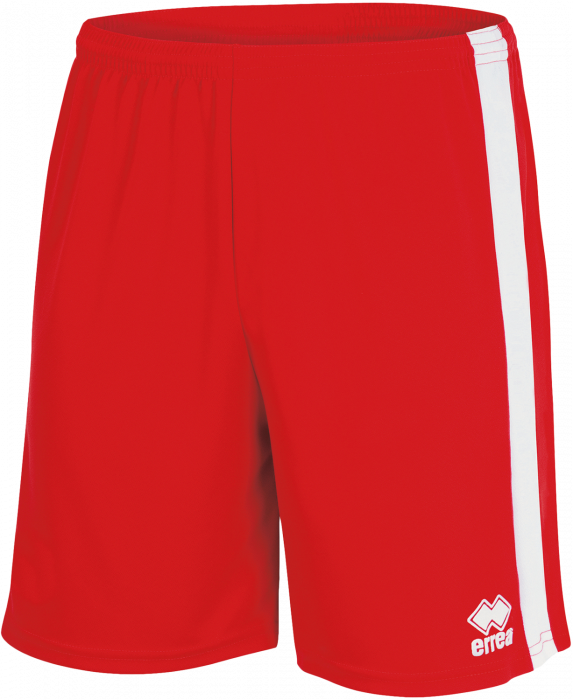 Errea - Bolton Shorts - Vermelho & branco